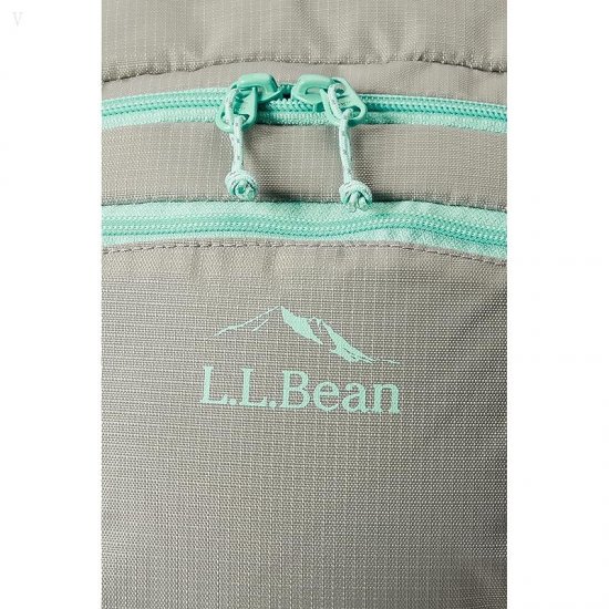 L.L.Bean 30 L Comfort Carry Laptop Pack Mineral Gray/Fresh Mint ID-QJzIO7Bw