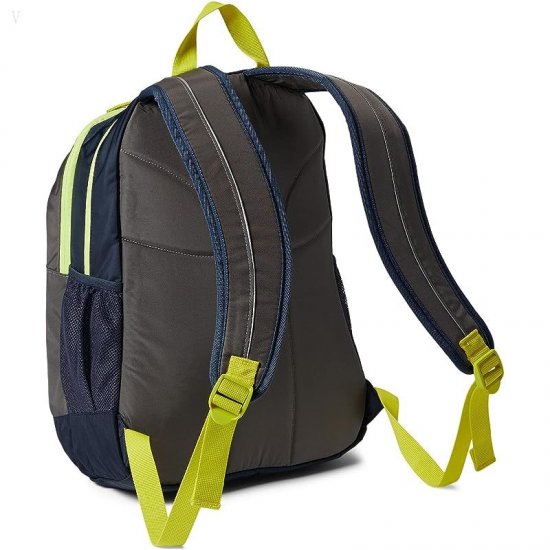 L.L.Bean Kids Bean??s Explorer Backpack Color-Blocked III Carbon Navy/Asphalt ID-ogdB57QT