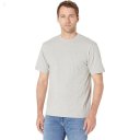 L.L.Bean Carefree Unshrinkable T-Shirt without Pocket Short Sleeve Charcoal Heather ID-tf3341z1