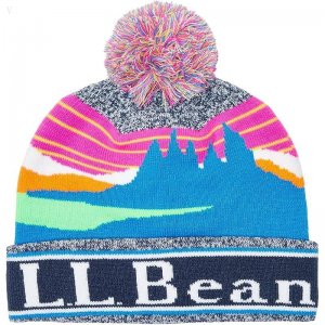 L.L.Bean Kid??s Pom Hat Neon Multi ID-RkloYmUg