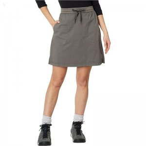 L.L.Bean Ripstop Skirt Dark Taupe ID-nVd8WWlQ