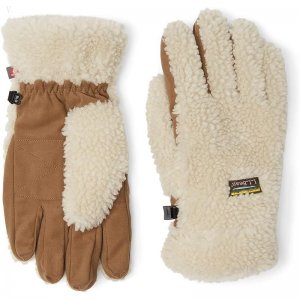 L.L.Bean Mountain Pile Fleece Gloves Natural ID-njLWYsj3