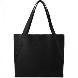 L.L.Bean Stonington Full Grain Leather Tote Bag Black ID-FXBM6cqt