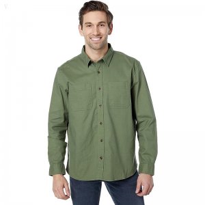 L.L.Bean BeanFlex Twill Shirt Long Sleeve Traditional Fit Sage ID-qV0UPgQv