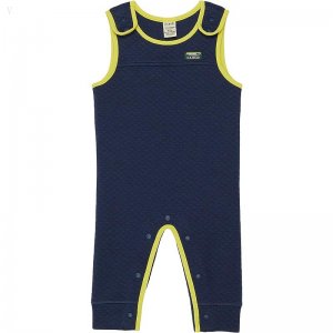 L.L.Bean Quilted Romper (Infant) Nautical Navy ID-BF7Rpakh
