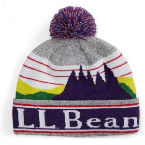 L.L.Bean Kid??s Pom Hat Rich Purple ID-ENGAmtm0