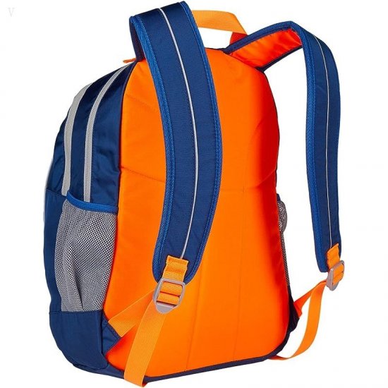 L.L.Bean Kids Bean??s Explorer Backpack Color-Blocked III Ocean Blue/Electric Orange ID-XJ4jXmvc