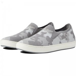 L.L.Bean Eco Bay Knit Sneaker Slip-On Frost Gray Camo ID-hieHJJU2
