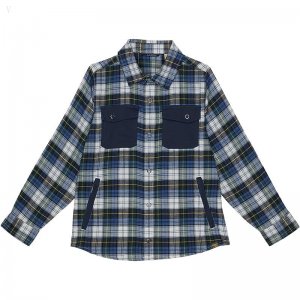 L.L.Bean Beanflex All-Season Flannel Shirt (Little Kids) Vintage Tartan ID-fJuKQY1h