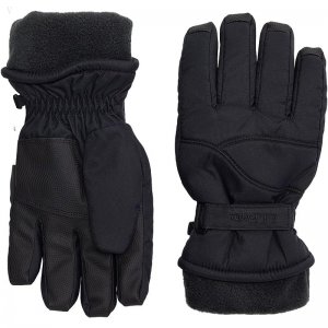 L.L.Bean Kid??s Cold Buster Waterproof Gloves Classic Black ID-3950TsRh