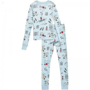 L.L.Bean Organic Cotton Fitted Pajamas (Big Kids) Buddy the Dog ID-PWS51YV9