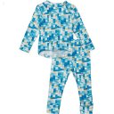 L.L.Bean Wicked Warm Midweight Underwear Set Print (Toddler) Astral Blue Geo ID-kzhAQ3w0