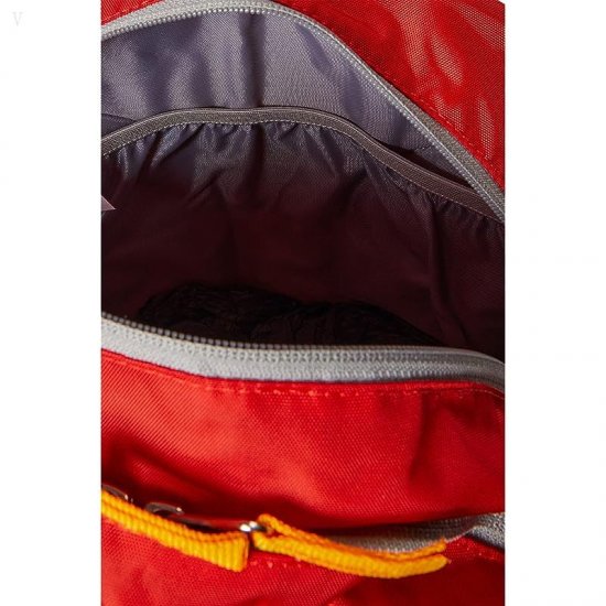 L.L.Bean Kids Bean??s Explorer Backpack Color-Blocked III Vibrant Red/Burgundy ID-158R841x