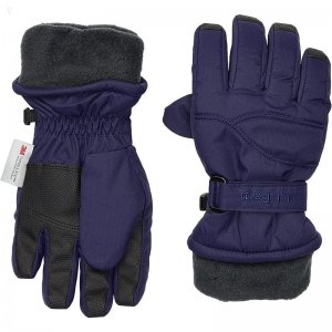 L.L.Bean Kid??s Cold Buster Waterproof Gloves Deepest Blue ID-ynPBq57F