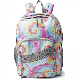 L.L.Bean Kids Deluxe Backpack Print Multi Tie-Dye Print ID-vPrXUHY3