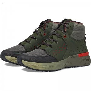 L.L.Bean Dirigo Trail Sneaker Boot Water Resistant Forest Shade/Dusty Olive ID-YOvsB2I6