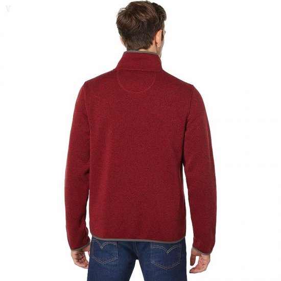 L.L.Bean Sweater Fleece Pullover Mountain Red ID-o1SGiWD4