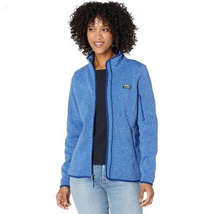 L.L.Bean Bean's Sweater Fleece Full Zip Jacket Arctic Blue ID-wPGxisrd