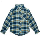 L.L.Bean Flannel Shirt (Little Kids) Deep Admiral Blue ID-P8mmVJzS