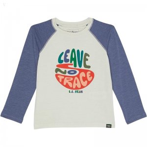 L.L.Bean Everyday Sun Smart Long Sleeve Tee (Toddler Silver Birch Leave No Trace ID-4mhsAIKv
