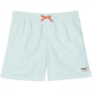 L.L.Bean Stowaway Shorts (Big Kids) Cool Sea Blue ID-xdtZmqHL