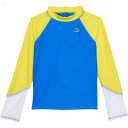 L.L.Bean Sun-and-Surf Swim Shirt (Little Kids) Capri Blue Color-Block ID-0s5OrdBI