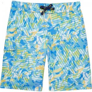 L.L.Bean Beansport Swim Shorts Print (Little Kids) Yellow Sun Camo ID-jQltCGQv