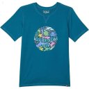L.L.Bean Organic Short Sleeve Tee (Little Kids) Deep Turquoise Oceans ID-6rOzDC0q