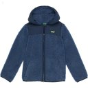 L.L.Bean Sherpa Fleece Hooded Jacket (Little Kids) Vintage Indigo/Carbon Navy ID-AaouAkg6