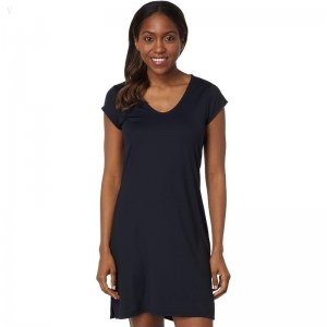 L.L.Bean Sunsmart UPF 50+ Cover-Up Dress Black ID-xPjrK5Nw