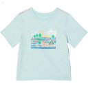 L.L.Bean Graphic Tee Short Sleeve Glow in The Dark (Toddler) Cool Sea Blue Adventure ID-rw3Ypqrm