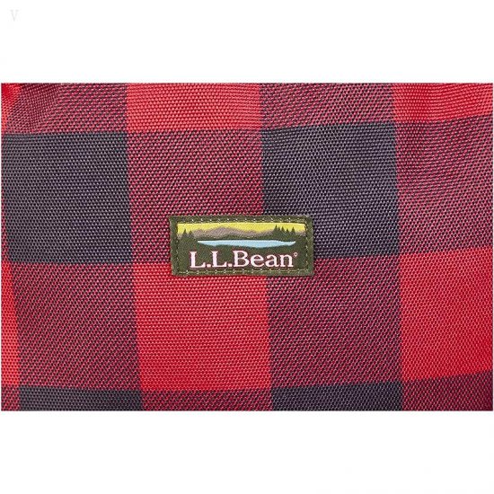 L.L.Bean Mountain Classic Cordura Pack Print Black/Red Buffalo ID-6i1Q0qI0