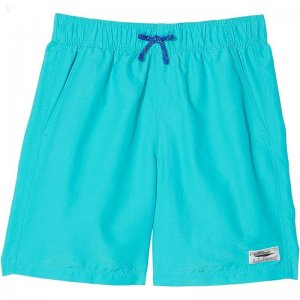 L.L.Bean Stowaway Shorts (Big Kids) Deep Aqua Teal ID-KMn39Jl8