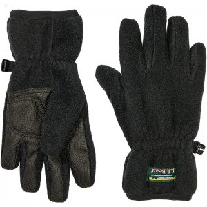 L.L.Bean Kid??s Mountain Classic Fleece Gloves Black ID-xHt5bCXN