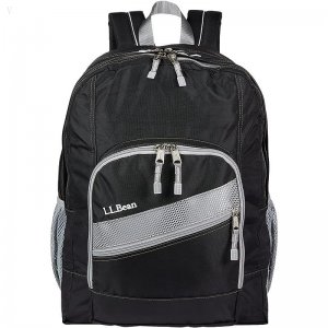 L.L.Bean Kids Deluxe Backpack Black ID-Ku3gsCJT