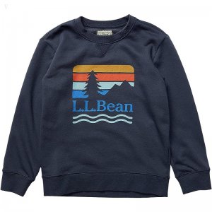 L.L.Bean Athleisure Top (Little Kids) Carbon Navy ID-thzdTIEt
