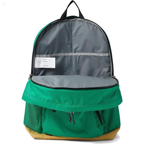 L.L.Bean Mountain Classic School Backpack Kelly Green/Canyon Khaki ID-v0OXxaiL