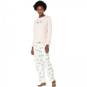 L.L.Bean Camp Pajama Set Shell Pink ID-h4JlKdo5
