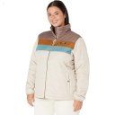 L.L.Bean Plus Size Mountain Classic Puffer Jacket Color-Block Taupe Brown/Gray Birch ID-fiH504gf