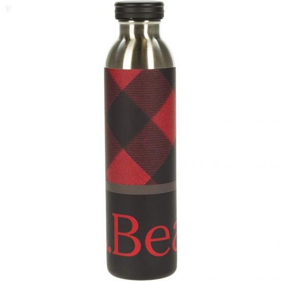 L.L.Bean 20 oz. Original Print Insulated Water Bottle Buffalo Plaid ID-9TeTw3QG