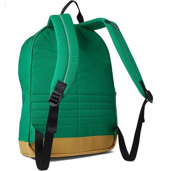 L.L.Bean Mountain Classic School Backpack Kelly Green/Canyon Khaki ID-v0OXxaiL