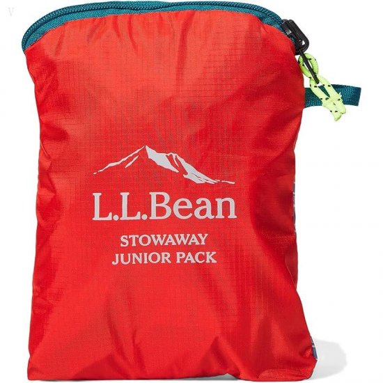 L.L.Bean Stowaway Pack (Little Kids/Big Kids) Vibrant Red ID-5L7755qF
