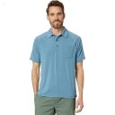 L.L.Bean Everyday SunSmart Polo Short Sleeve Bayside Blue ID-7scr81Sp