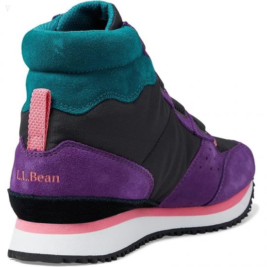 L.L.Bean Katahdin Retro Hiker (Toddler/Little Kid/Big Kid) Jet Black/Bright Purple ID-VkKq4N7r