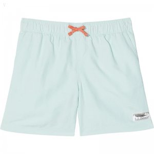 L.L.Bean Stowaway Shorts (Little Kids) Cool Sea Blue ID-CfCLpFxf