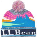 L.L.Bean Kid??s Pom Hat Neon Multi ID-U527glDc