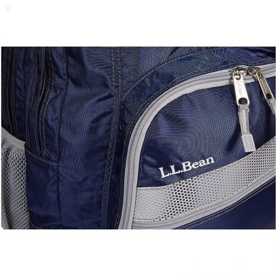 L.L.Bean Kids Deluxe Backpack Navy ID-wGuYgCaQ