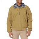 L.L.Bean Warm-Up Jacket Flannel Lined Regular Fatigue Green ID-hd6tfUWg