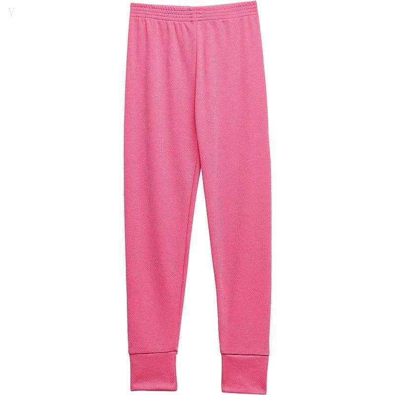 L.L.Bean Wicked Warm Midweight Underwear Bottoms (Big Kids) Pink Berry ID-3mRC356Z