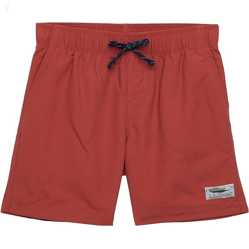 L.L.Bean Stowaway Shorts (Big Kids) Antique Red ID-8FCuE19O